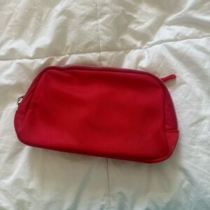 Red fanny pack
